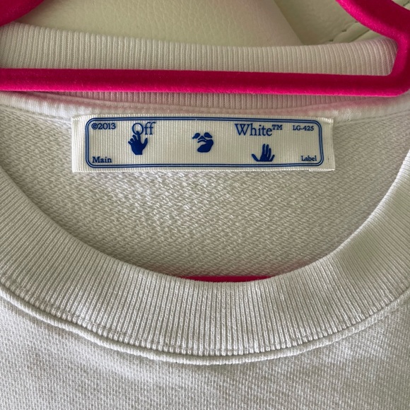 OFF WHITE OVERSIZED SWEATER DRESS (used twice) - Picture 4 of 5